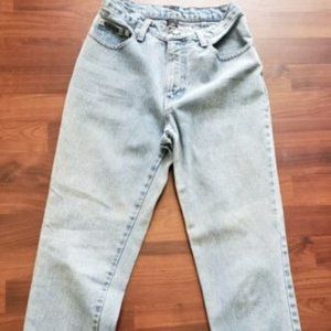 Women's NY Jeans Classic 6 Petite Straight Leg Light Blue